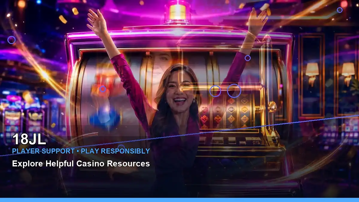 18JL mobile-friendly online slot games presented in a centred night-time layout
